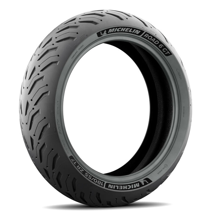 Michelin Road 6 GT Tire Rear - Angled Side View