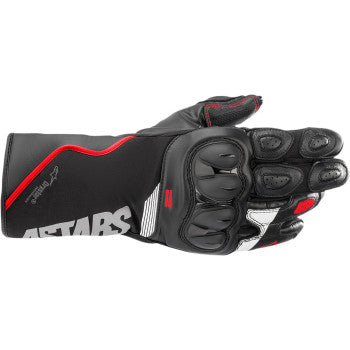 Alpinestars SP-365 Drystar® Gloves Black/Red/White - Back of Hand View