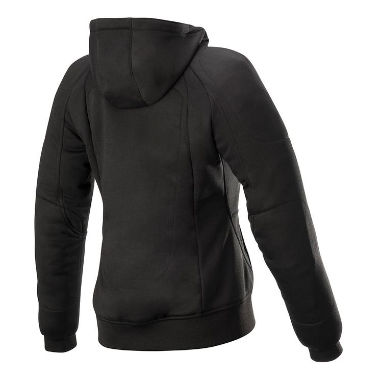 Alpinestars Stella Chrome Sport Armored Hoodie Black - Rear View