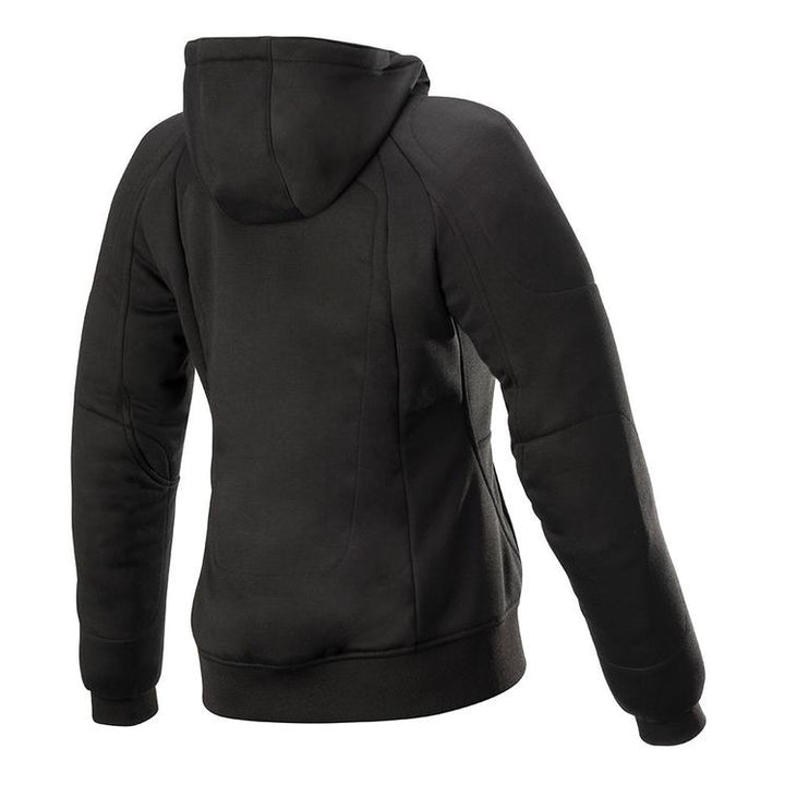 Alpinestars Stella Chrome Sport Armored Hoodie Black - Rear View