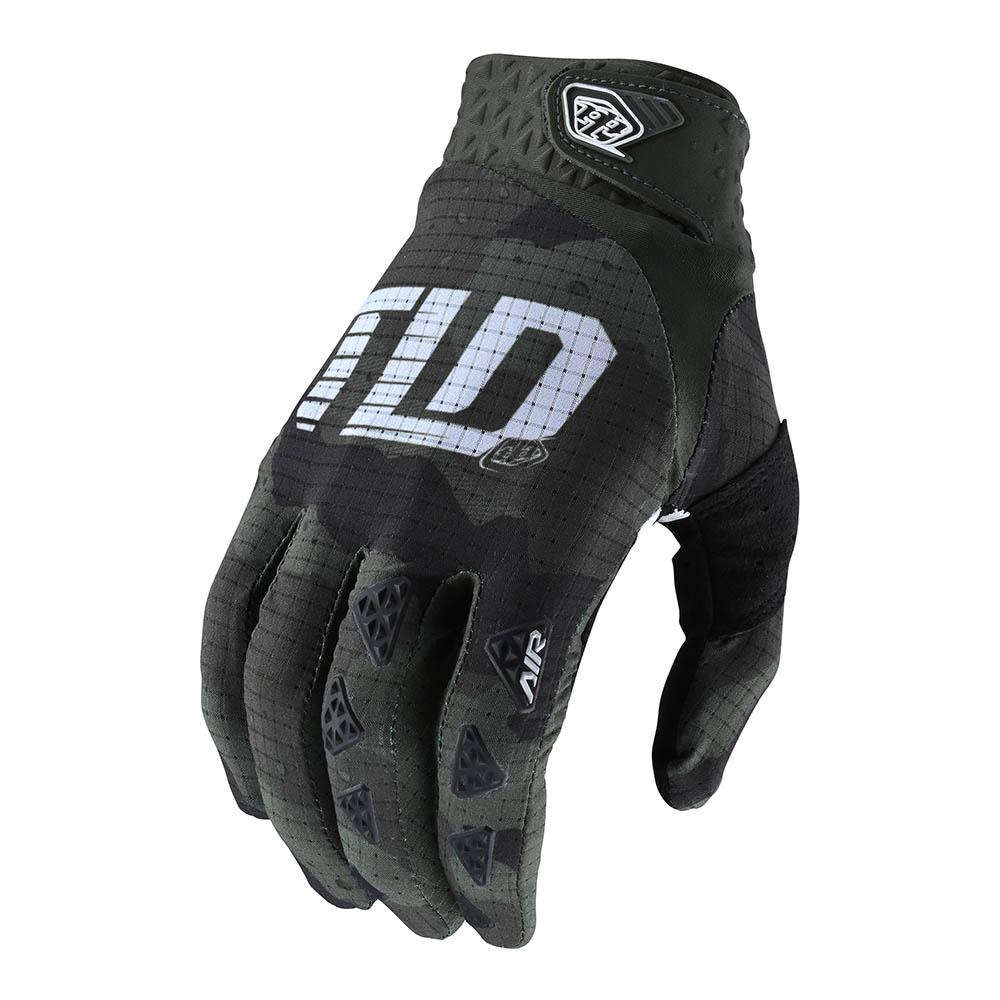 Troy Lee Designs Air Glove Green/Black - Back of Hand View