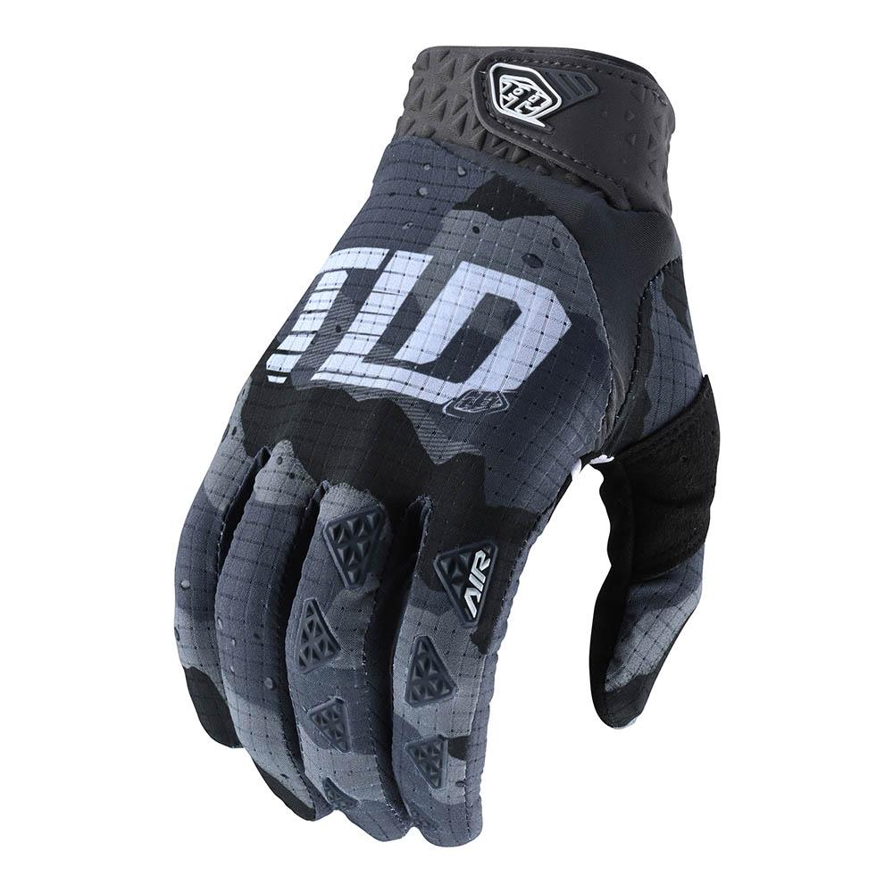 Troy Lee Designs Air Glove Gray - Back of Hand View