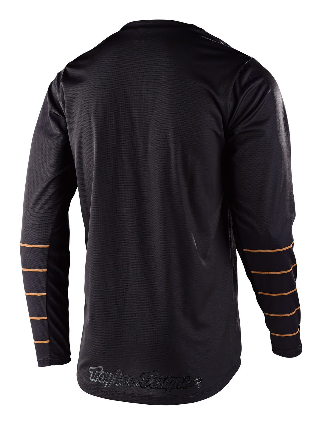 Troy Lee Designs GP Pinstripe Jersey Black/Gray - Rear View