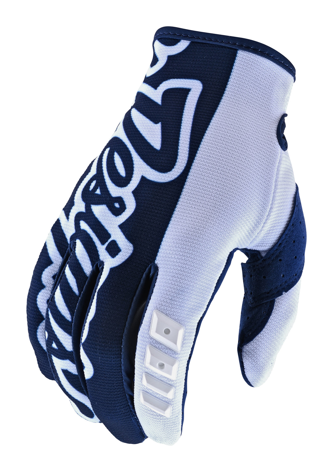 Troy Lee Designs Youth GP Off Road Glove Navy - Back of Hand View
