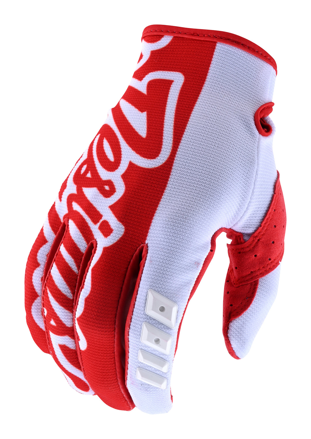 Troy Lee Designs Youth GP Off Road Glove Red - Back of Hand View