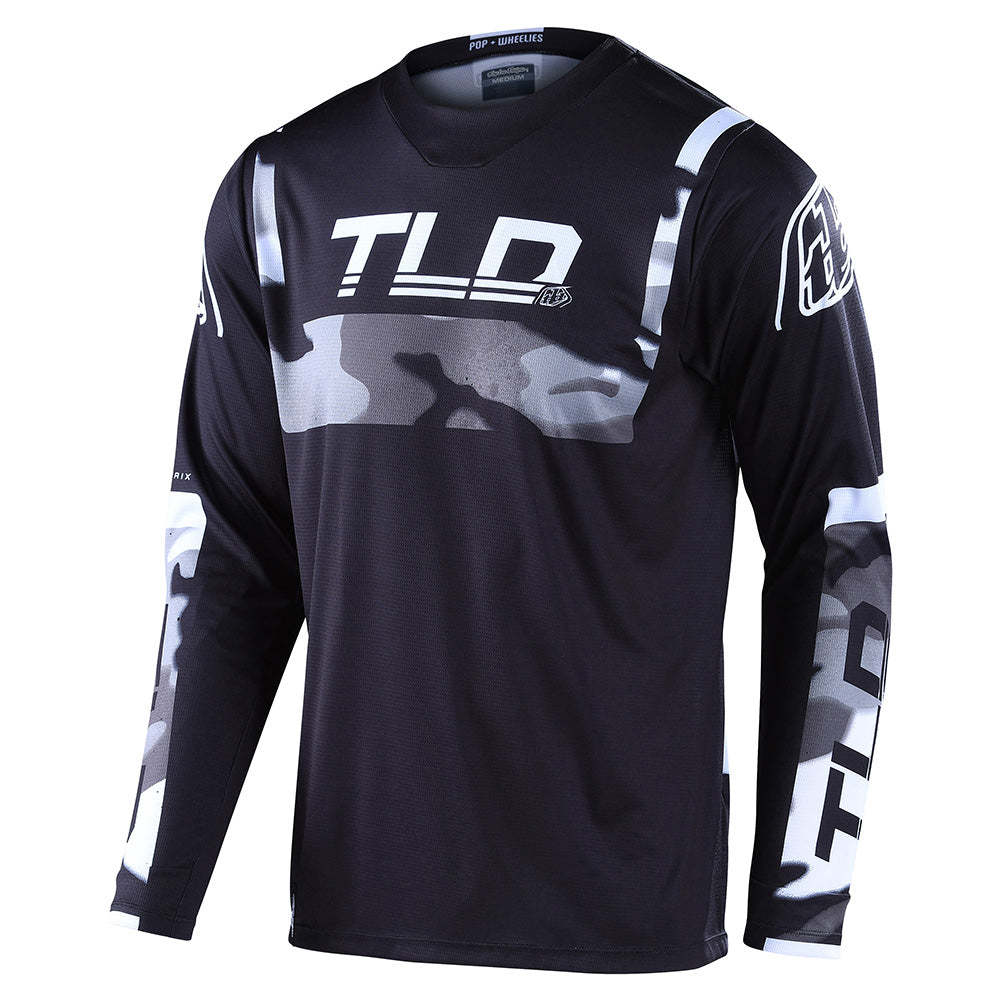 Troy Lee Designs GP Jersey Brazen Camo Gray - Front View