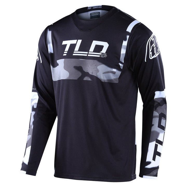 Troy Lee Designs GP Jersey Brazen Camo Gray - Front View