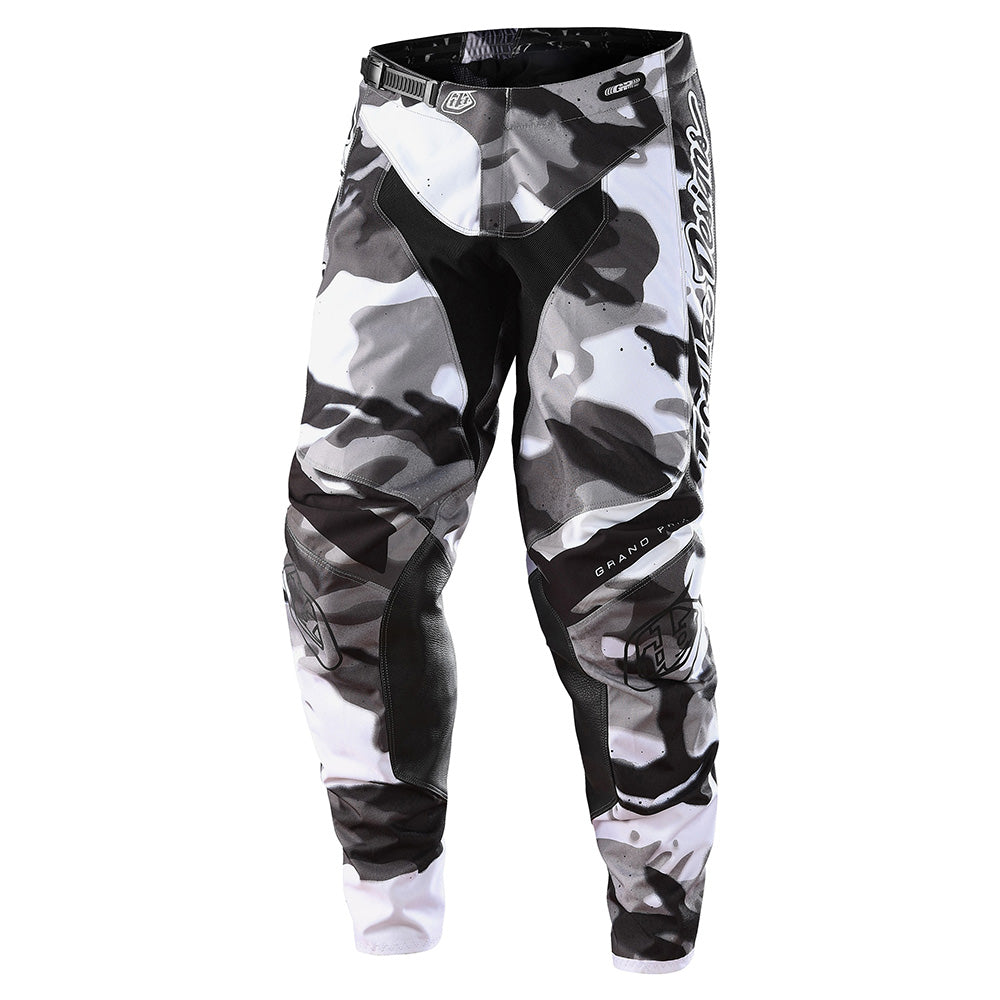 Troy Lee Designs GP Pant Brazen Camo Gray - Front View