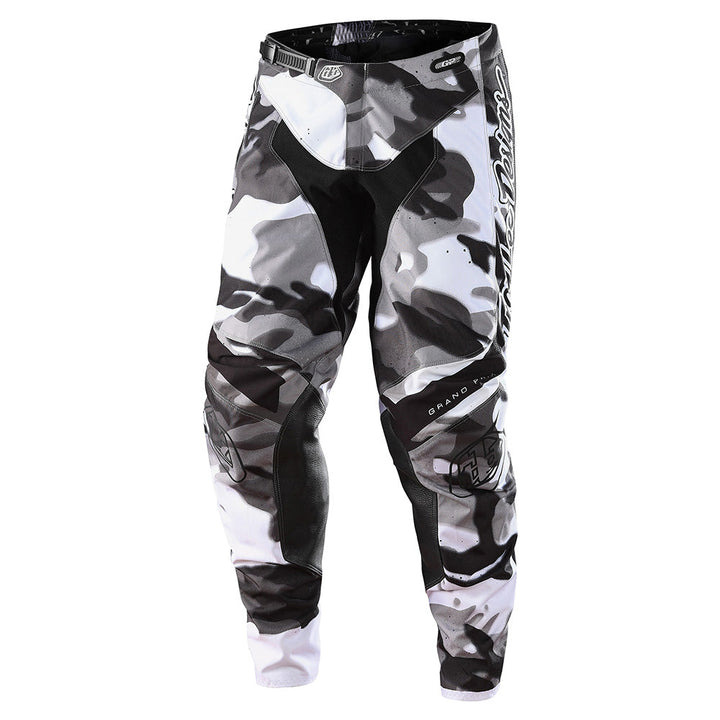 Troy Lee Designs GP Pant Brazen Camo Gray - Front View