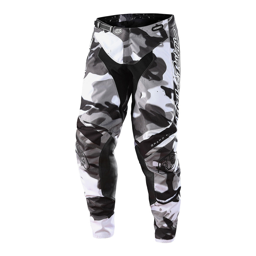 Troy Lee Designs Youth GP Pant Brazen Camo Gray - Front View