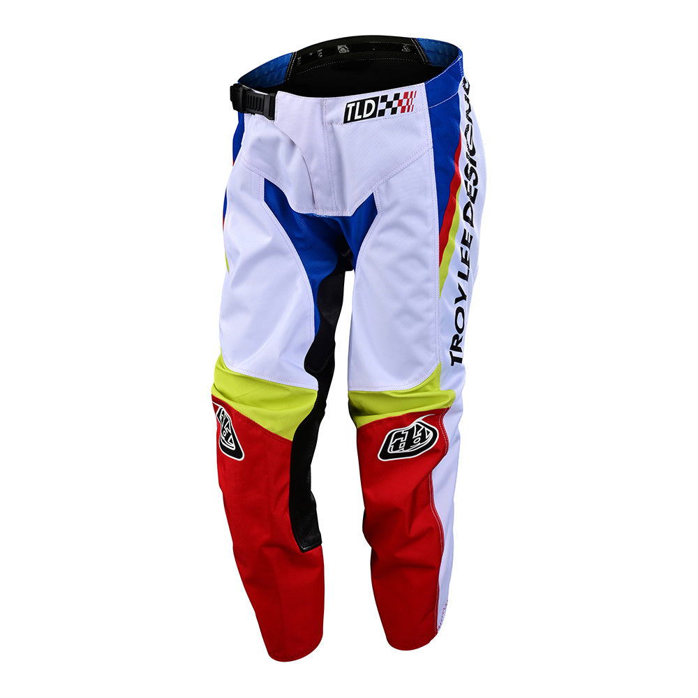 Troy Lee Designs Youth GP Pant Drop In White - Front View