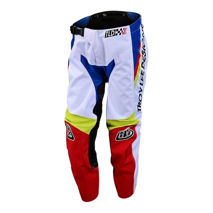 Troy Lee Designs Youth GP Pant Drop In White - Front View