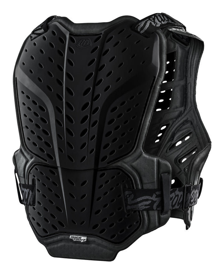 Troy Lee Designs Youth RockFight Chest Protector Black - Rear Side View