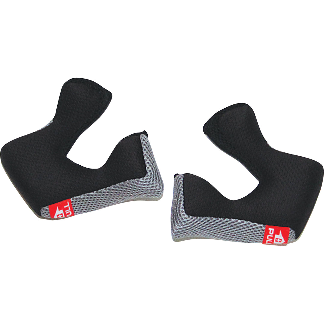 6D Helmets ATR-2 Helmet Cheek Pads - Side View of Pair