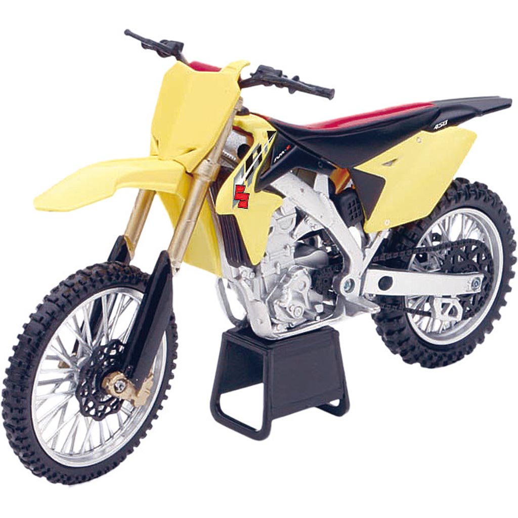 New-Ray Toys Die-Cast Replica Suzuki Rmz450 2014 1:12 - Front Side View of Replica