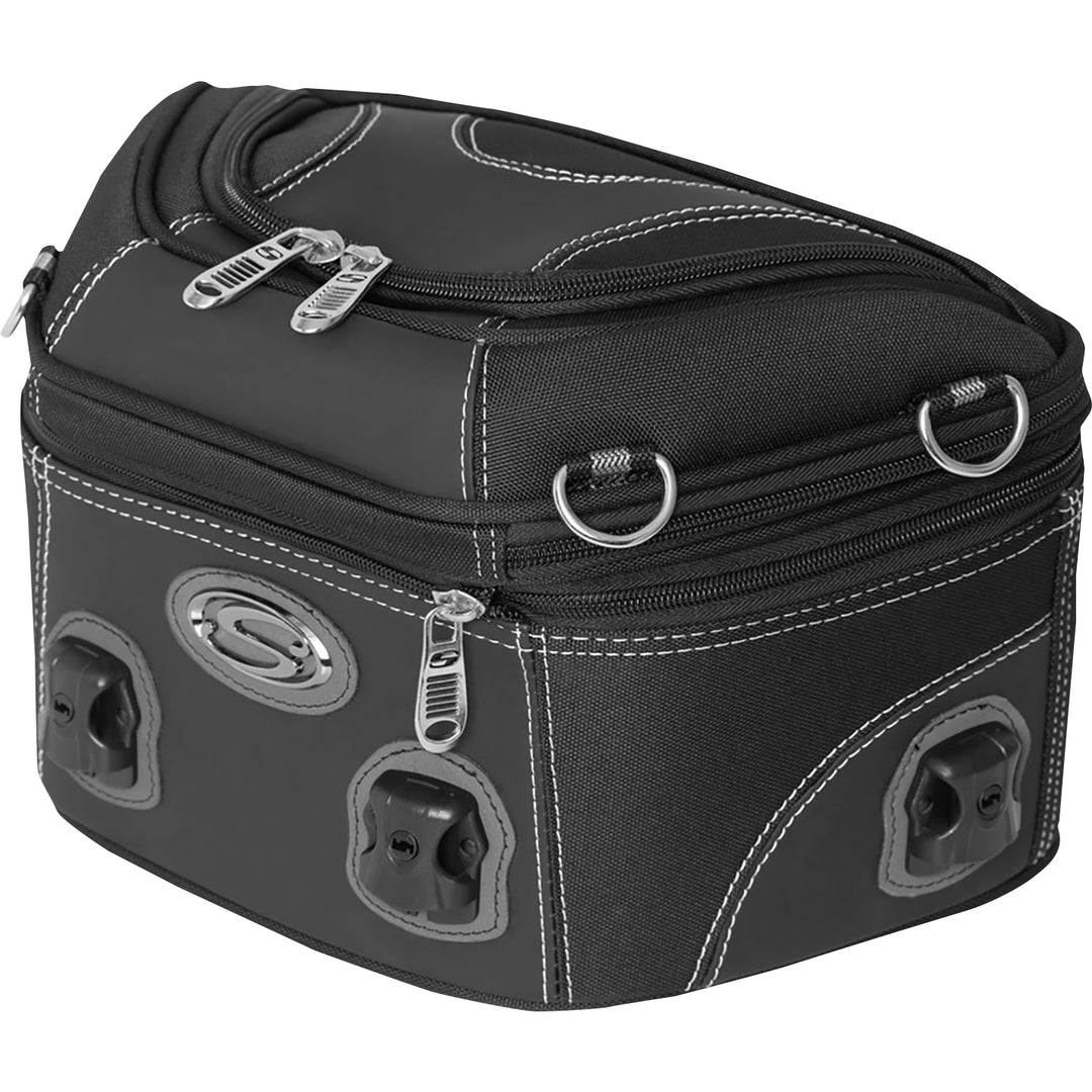 SADDLEMEN Rear Rack Luggage Bag - Front Side View