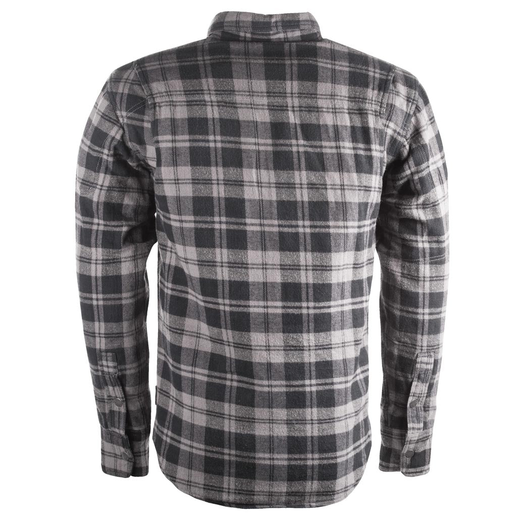 Highway 21 Marksman Flannel Black/Grey - Rear View