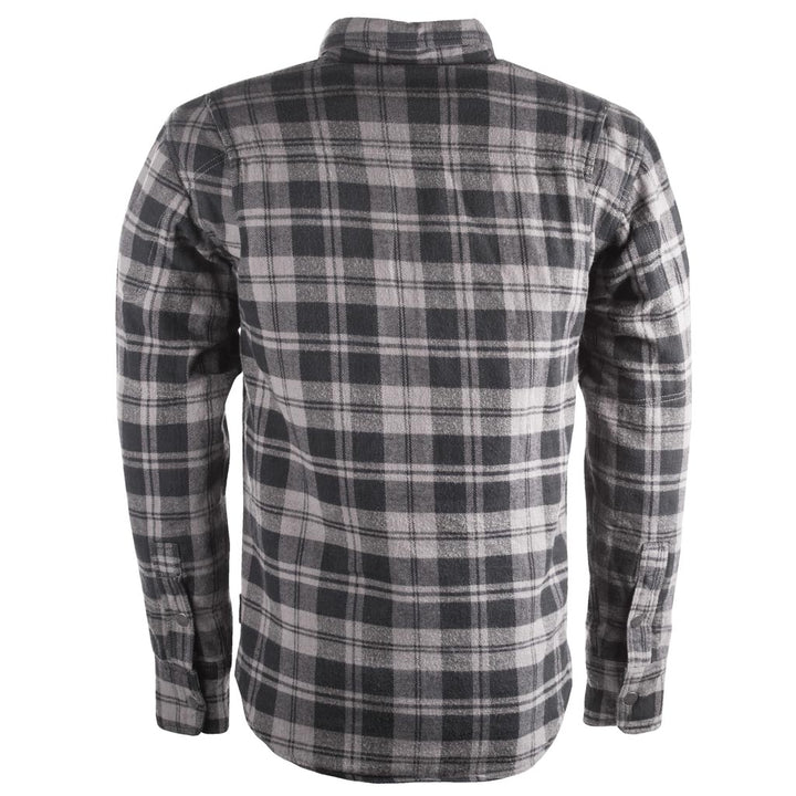 Highway 21 Marksman Flannel Black/Grey - Rear View