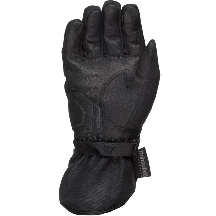 Highway 21 Black Rose Cold Weather Women's Glove Black - Palm View