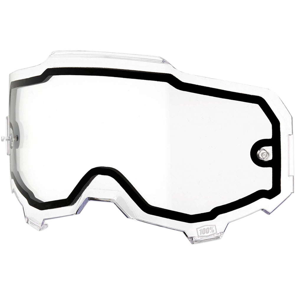 100% Armega Dual Pane Replacement Lens Clear - Front Side View
