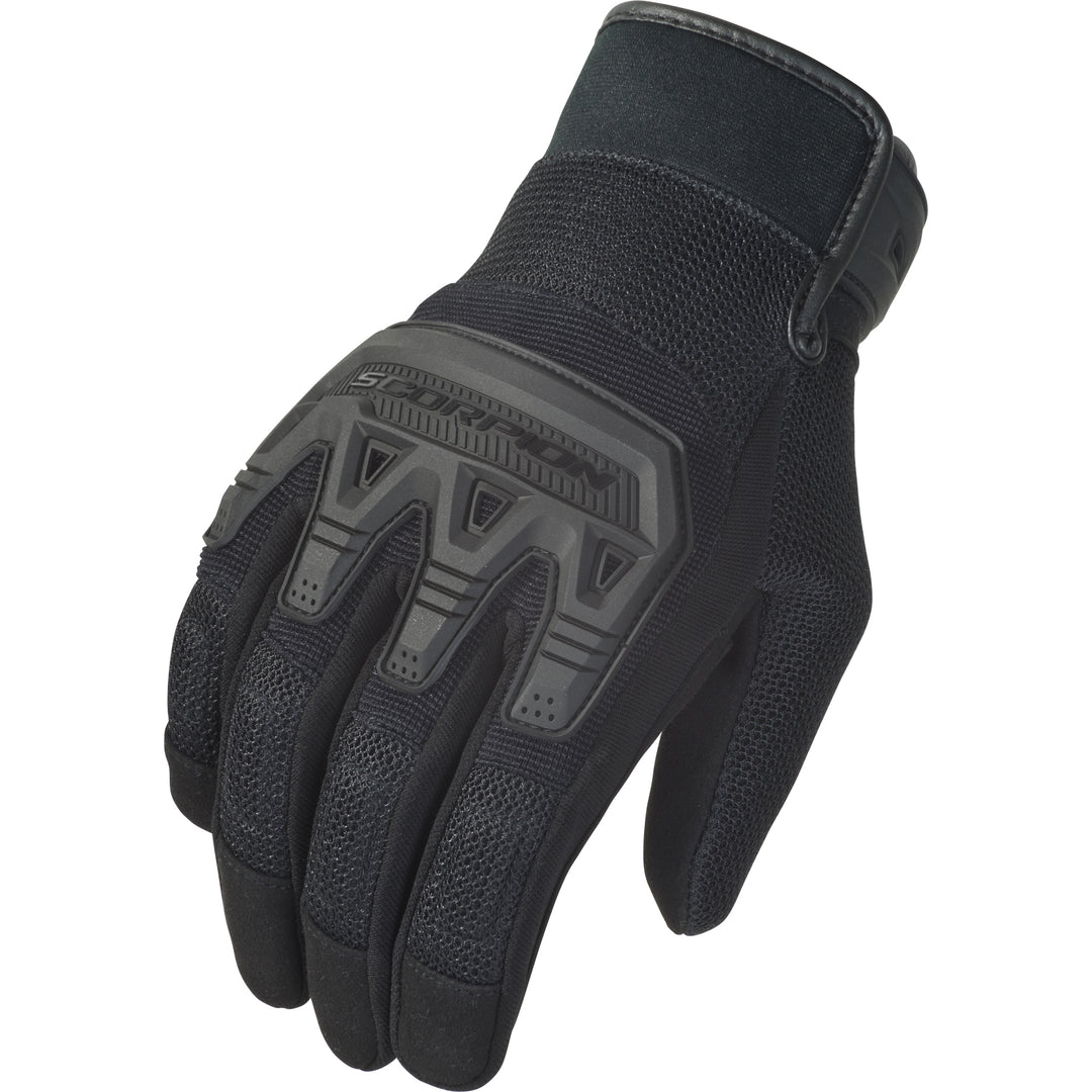 SCORPION EXO Covert Tactical Gloves Black - Back of Hand View