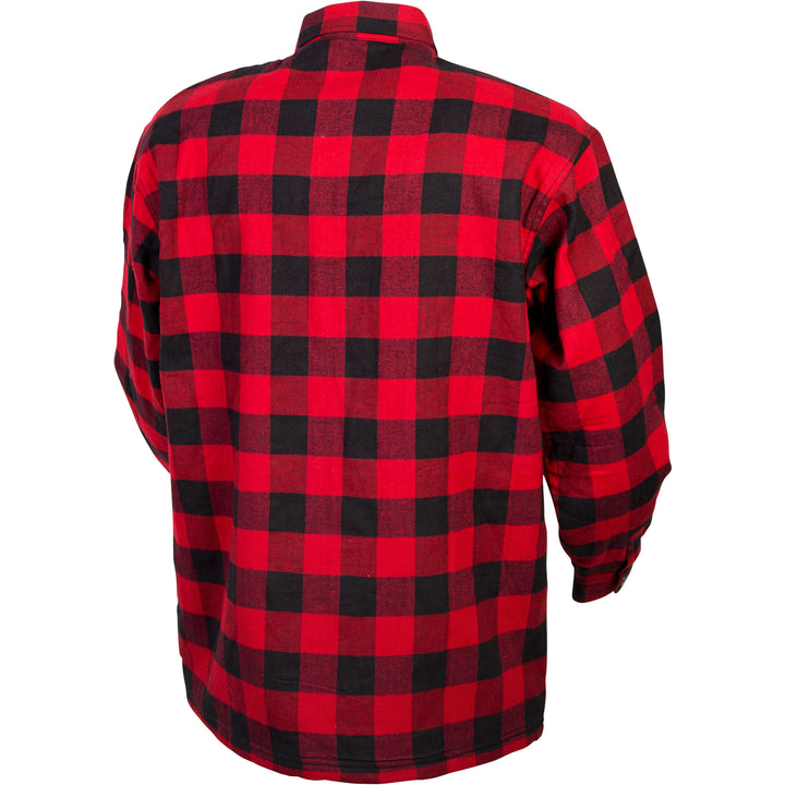 SCORPION EXO Covert Moto Flannel Red/Black - Rear View