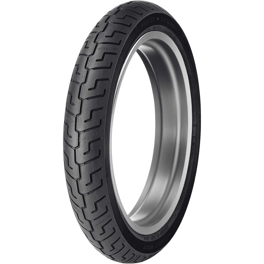 Dunlop K591 Tire Front - Angled Side View