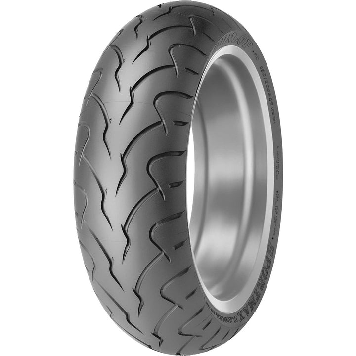 Dunlop D207/208ZR Tire Rear - Angled Side View