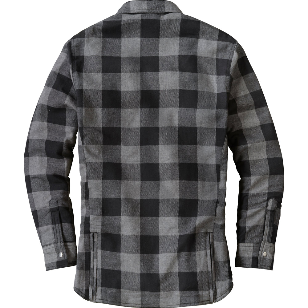SCORPION EXO Covert Women's Flannel Black/Grey - Rear View