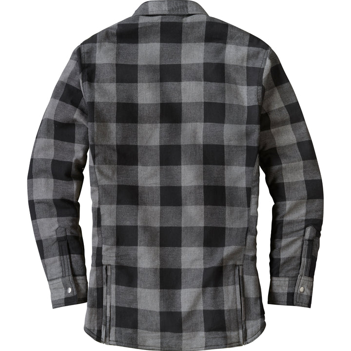 SCORPION EXO Covert Women's Flannel Black/Grey - Rear View