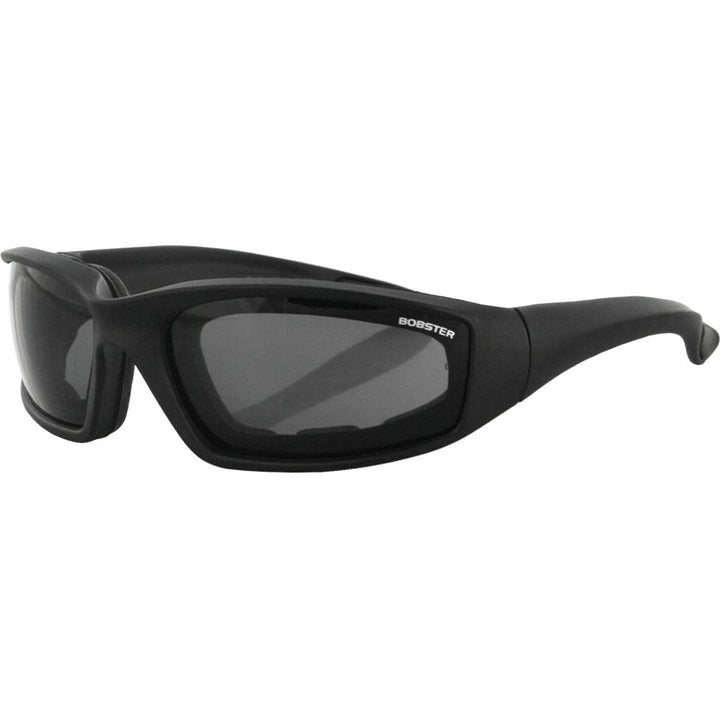 Bobster Foamerz II Sunglasses Black w/Smoke Lens - Front Side View