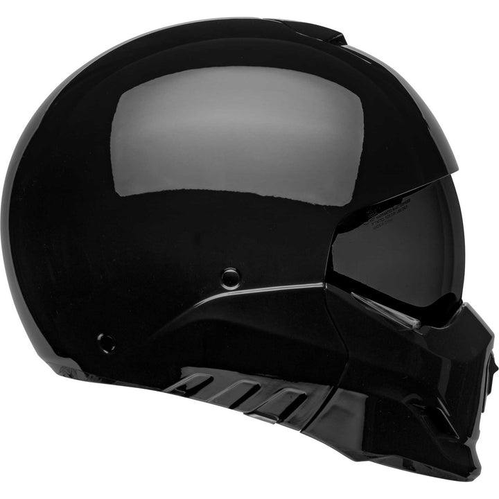 Bell Broozer Motorcycle Full Face Helmet Gloss Black - Right Side View