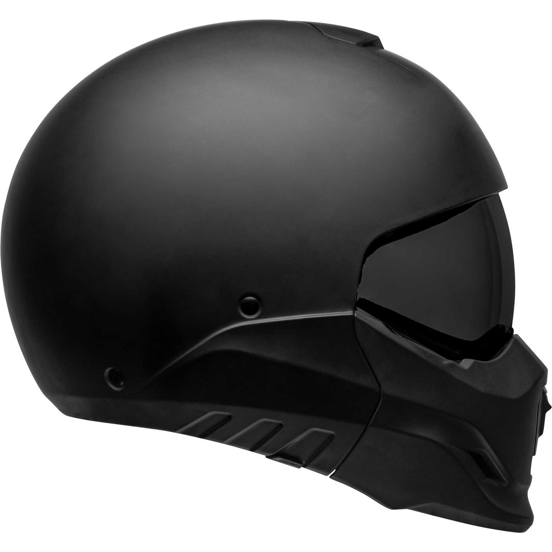 Bell Broozer Motorcycle Full Face Helmet Matte Black - Right Side View