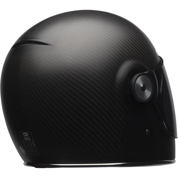 Bell Bullitt Carbon Motorcycle Full Face Helmet Matte Carbon - Rear Right Side View