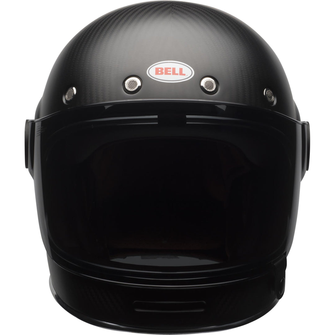 Bell Bullitt Carbon Motorcycle Full Face Helmet Matte Carbon - Front View