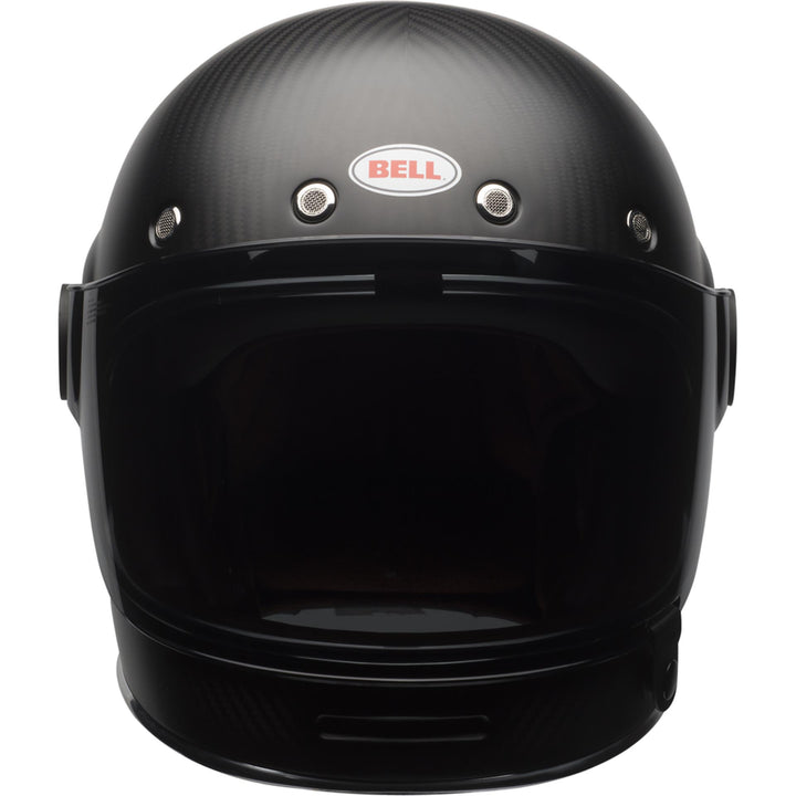 Bell Bullitt Carbon Motorcycle Full Face Helmet Matte Carbon - Front View