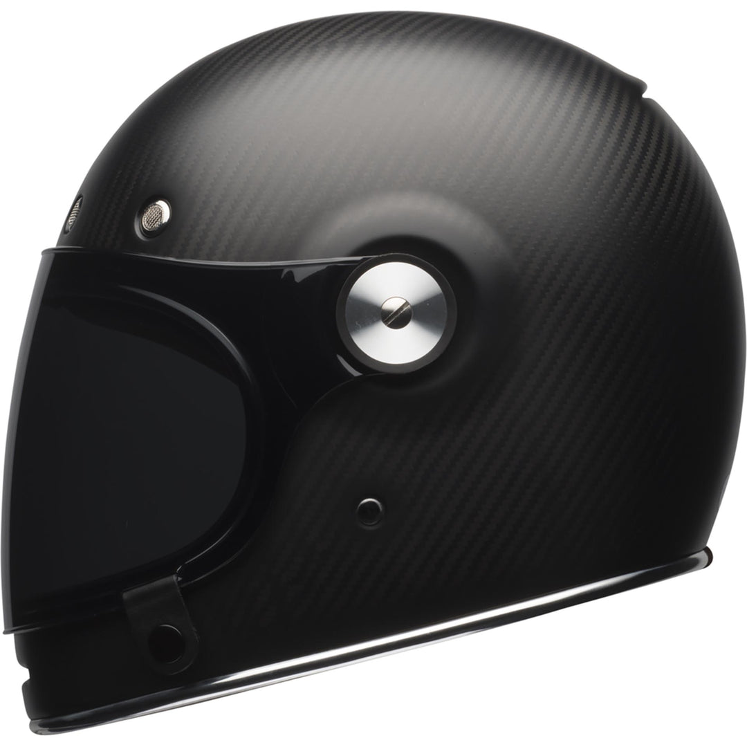 Bell Bullitt Carbon Motorcycle Full Face Helmet Matte Carbon - Left Side View