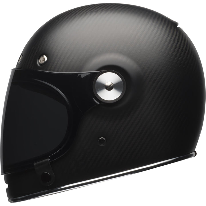 Bell Bullitt Carbon Motorcycle Full Face Helmet Matte Carbon - Left Side View