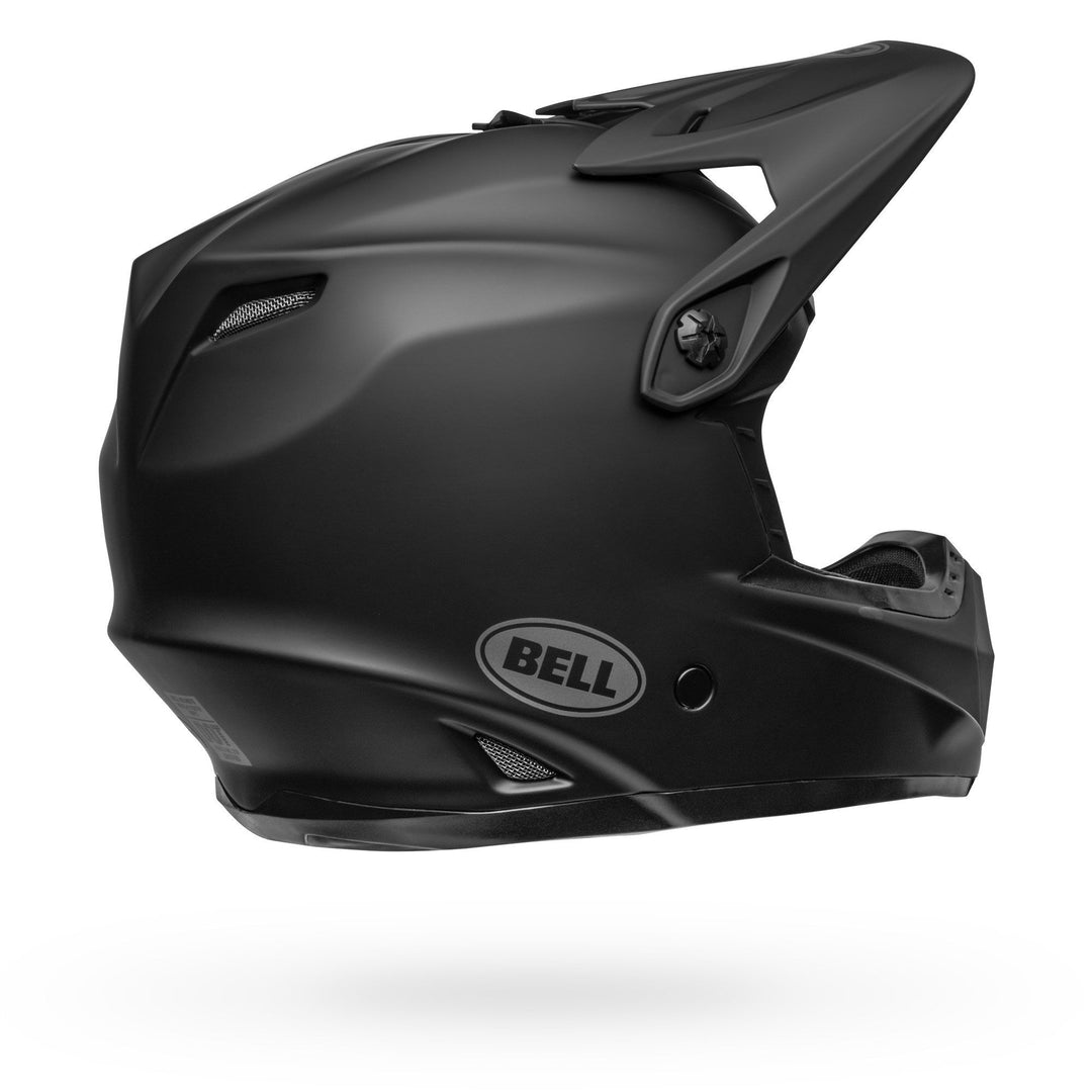 Bell Moto-9 Youth MIPS Off Road Helmet Matte Black - Rear Right Side View