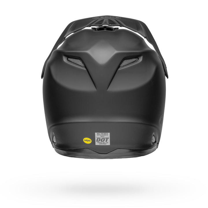 Bell Moto-9 Youth MIPS Off Road Helmet Matte Black - Rear View