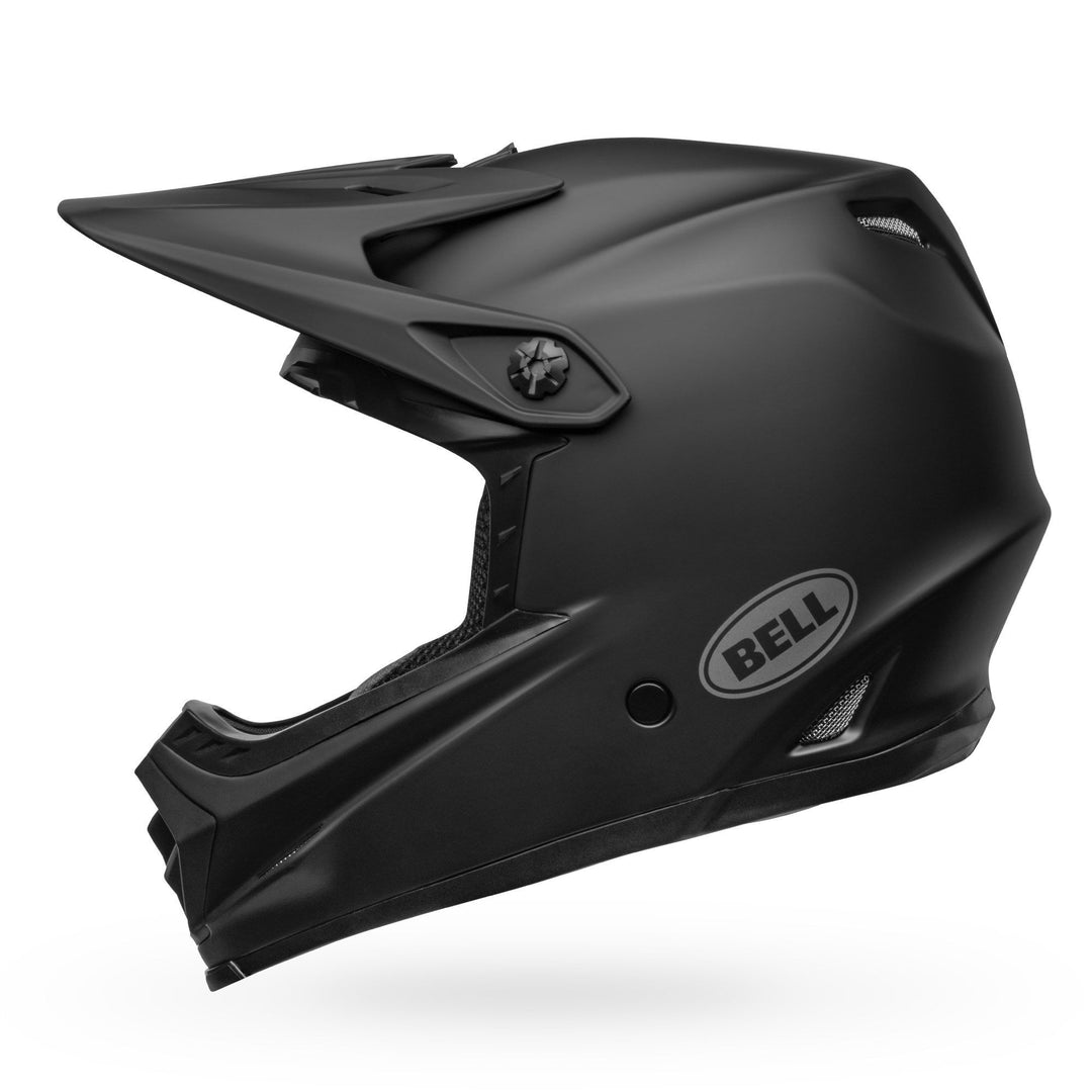 Bell Moto-9 Youth MIPS Off Road Helmet Matte Black - Left Side View