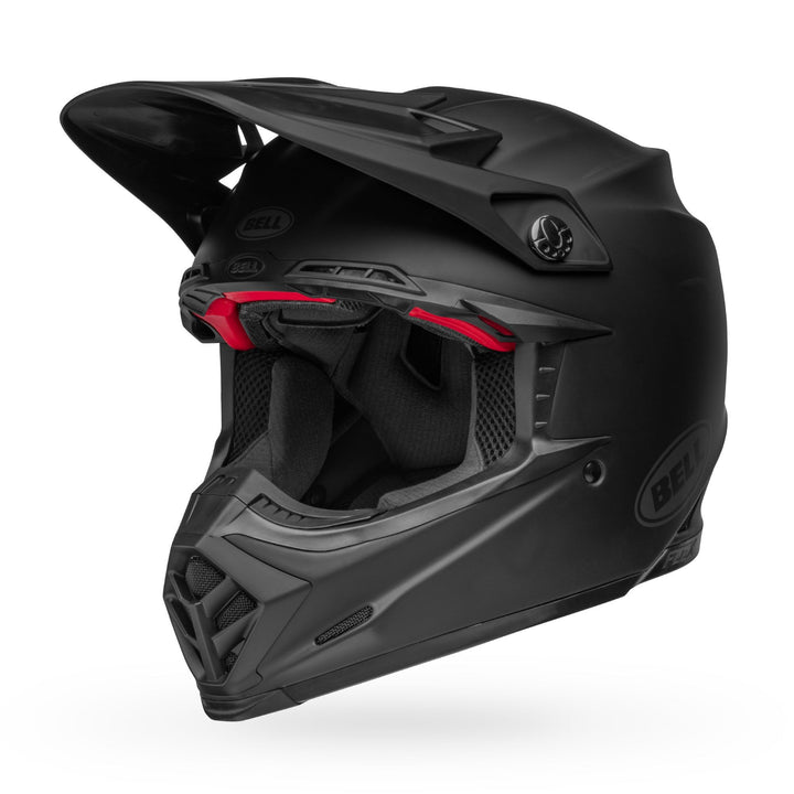 Bell Moto-9S Flex Off Road Helmet Matte Black - Front Left Side View