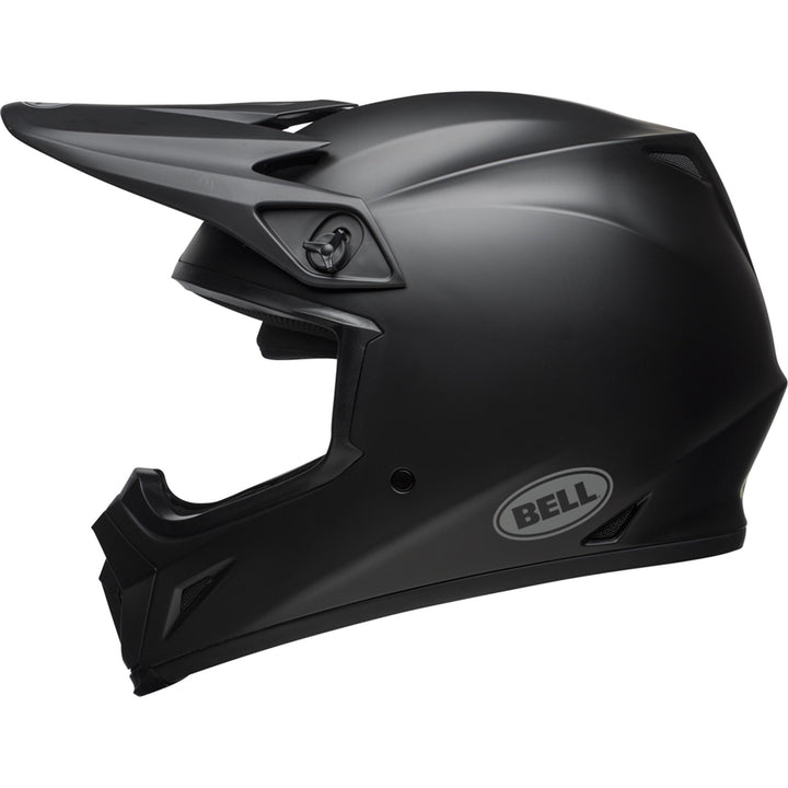 Bell MX-9 MIPS Motorcycle Off Road Helmet Matte Black - Left Side View
