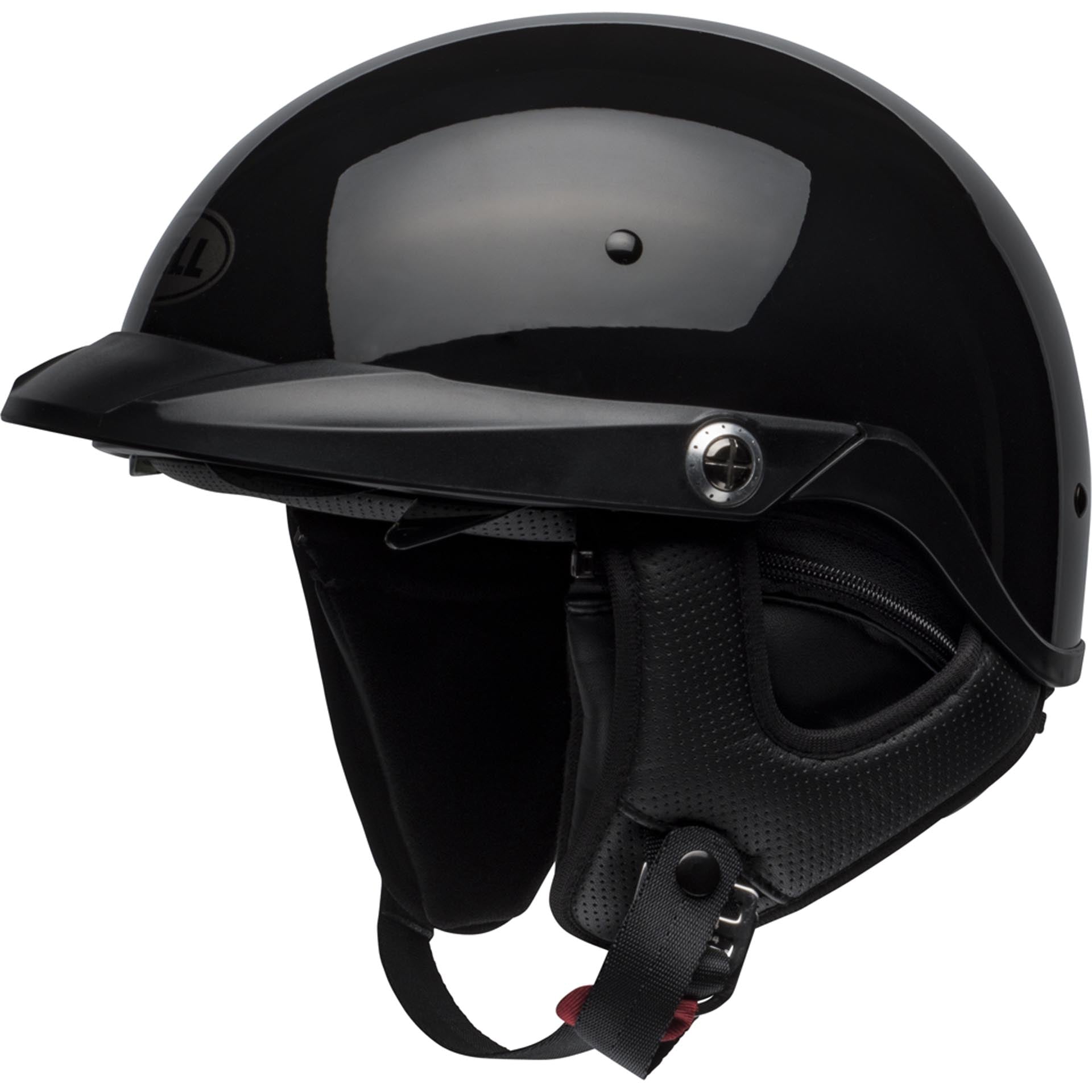 Bell Pit Boss Motorcycle Open Face and 3/4 Helmet Gloss Black