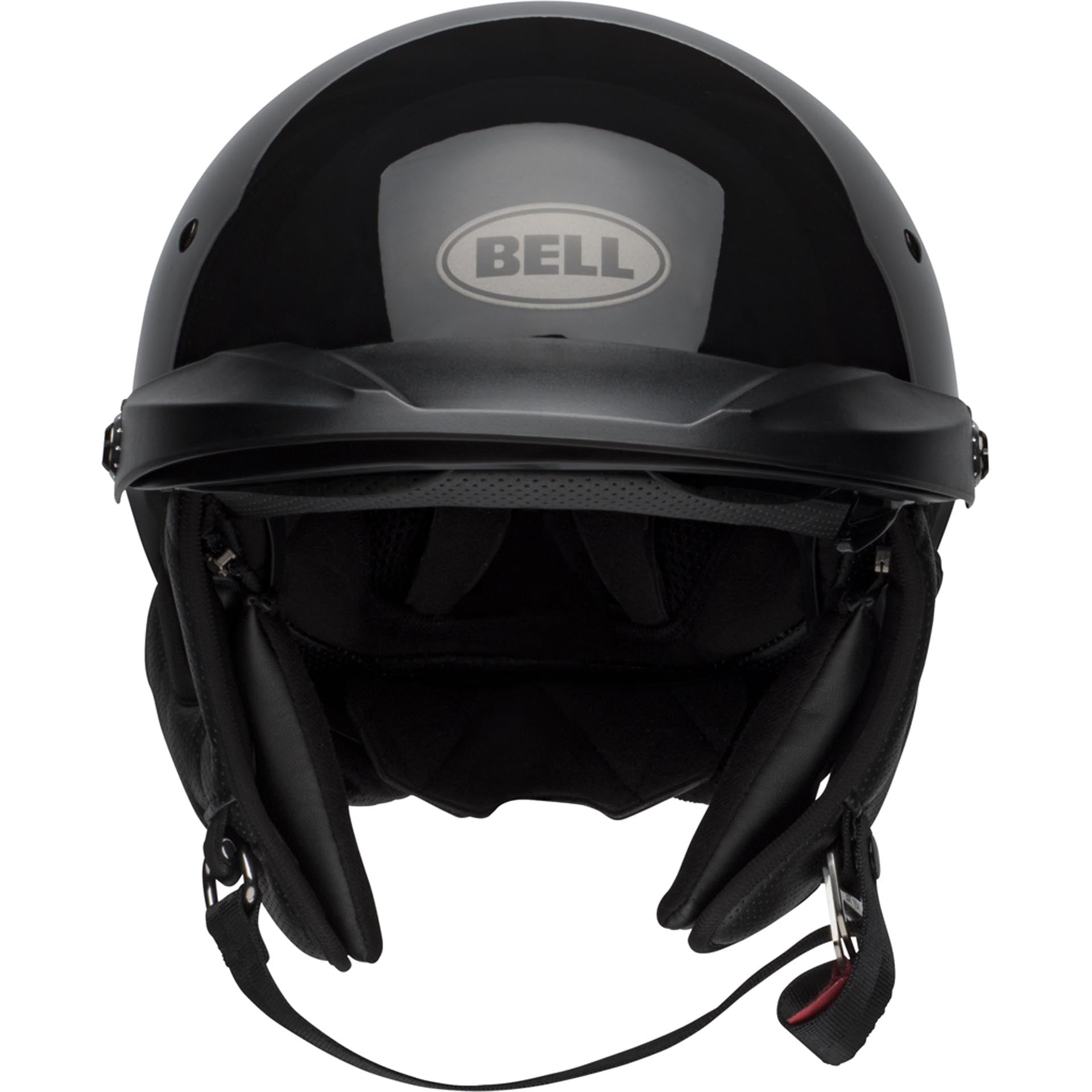 Bell Pit Boss Motorcycle Helmet | Open Face and 3/4 | Gloss Black