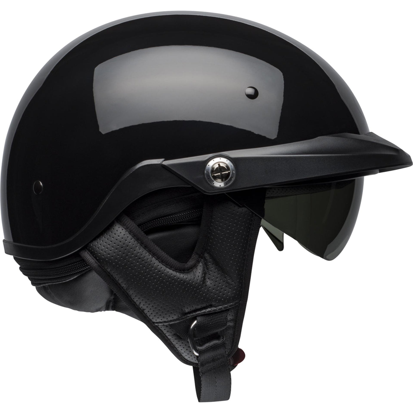 Bell Pit Boss Motorcycle Open Face and 3/4 Helmet Gloss Black