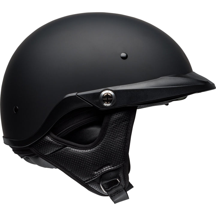 Bell Pit Boss Motorcycle Open Face and 3/4 Helmet Matte Black - Right Side View