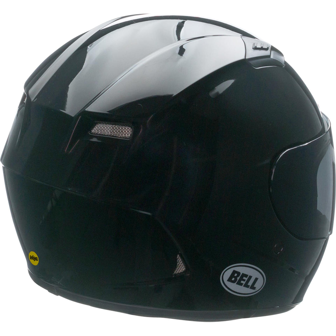Bell Qualifier DLX MIPS Motorcycle Full Face Helmet Gloss Black - Rear Right Side View