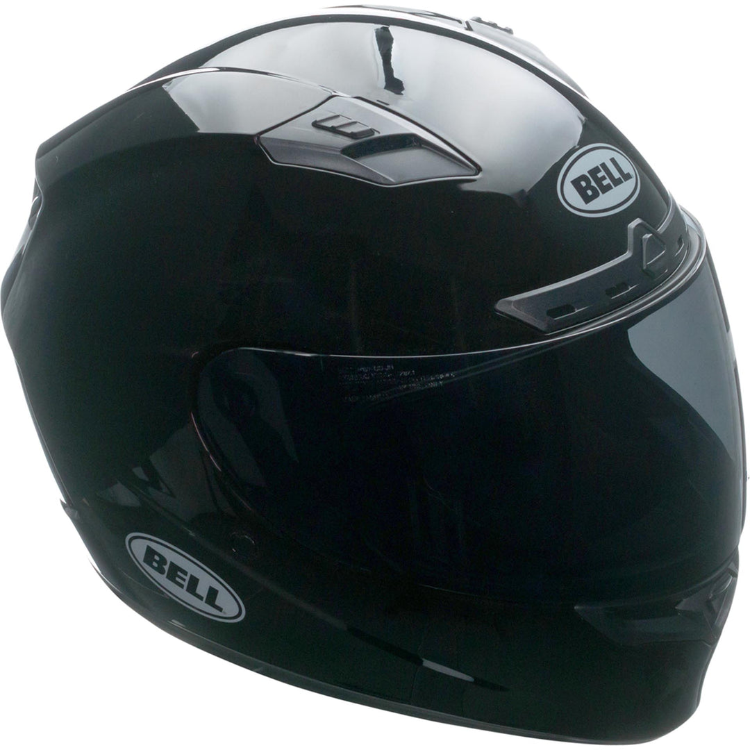 Bell Qualifier DLX MIPS Motorcycle Full Face Helmet Gloss Black - Front Right Side View