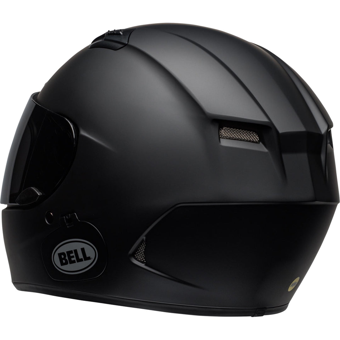 Bell Qualifier DLX MIPS Motorcycle Full Face Helmet Matte Black - Rear Left Side View